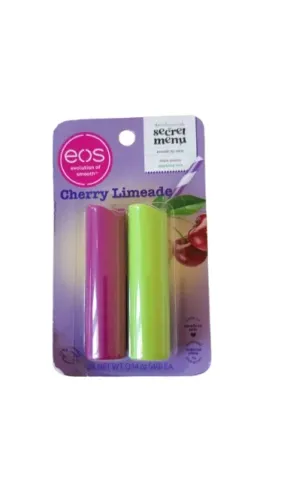Kit 2 Lip Balms eos Secret Menu - Cherry Limeade (Original/Novo)