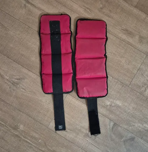 Par de Caneleiras 3kg Cada Peso Tornozeleira Academia