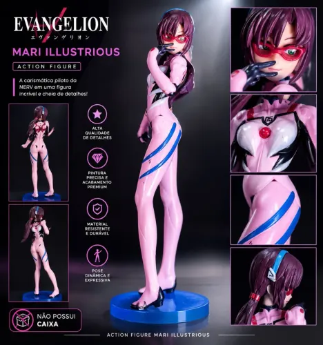 Action Figure Mari Illustrious Makinami (Evangelion)