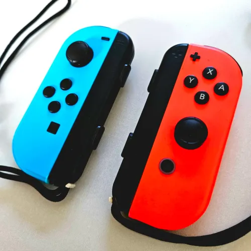 Par de joycons originais Nintendo switch v1 v2 oled