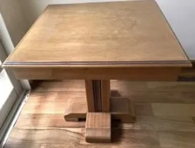 Mesa de canto em madeira maciça Cerejeira - 0,5x0,5 metros de tampo