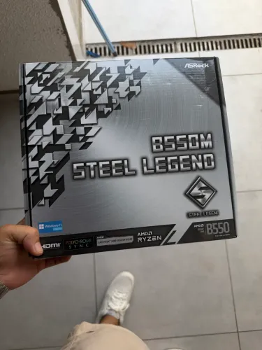 PROCESSADOR RYZEN 7 5700X3D + B550M STEEL LEGEND