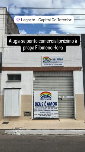 Aluga-se imóvel comercial no centro de Lagarto 
