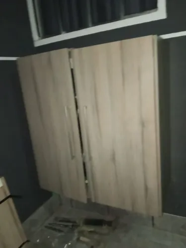 Armário aéreo modulado 2 portas - bege
