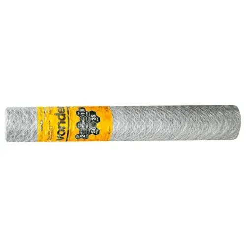 Tela metálica hexagonal, malha 2", 23 BWG x 1,8 m, com 50 m, galinheiro