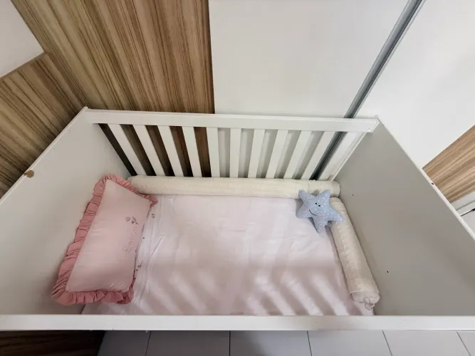 Berço Infantil Branco SEM Colchão - Ótimo Estado