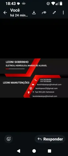 Manutenção heletrica e hidráulica geral