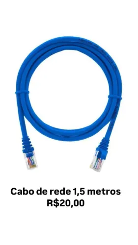 Cabo de rede 1,5M, 3M, 10M, 30M , adaptador USB Wi-Fi novo