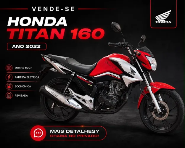 Vende-se Honda Titânio 160