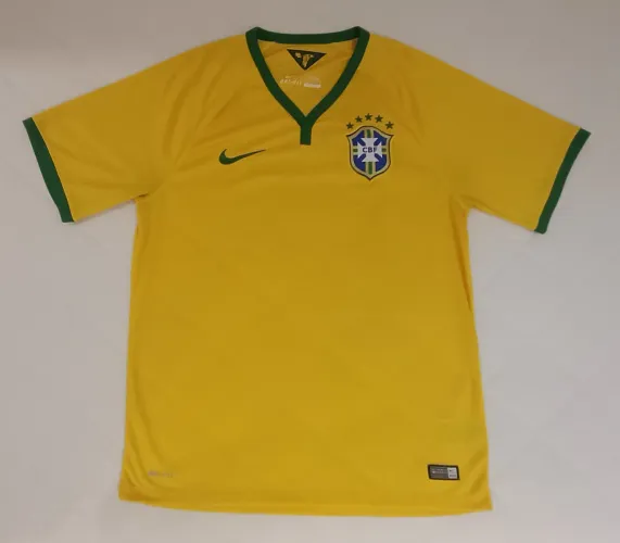 Camisa Seleção Brasileira Nike Copa 2014 Amarela Brasil