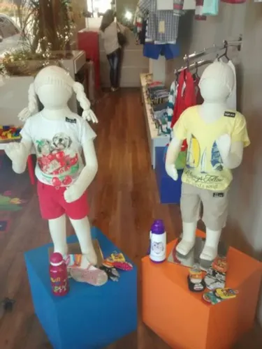 Manequim tecidos infantil