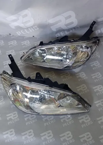 Par de farol Honda Civic 2004 até 2006 lindos zeros 