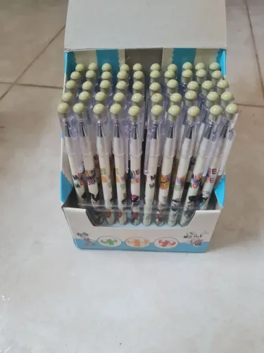 Caixa anos 80 canetas mikeei 