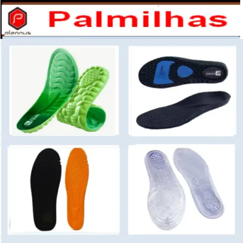 Par de Palmilhas Confortáveis para Botas Sapatos Tênis z864