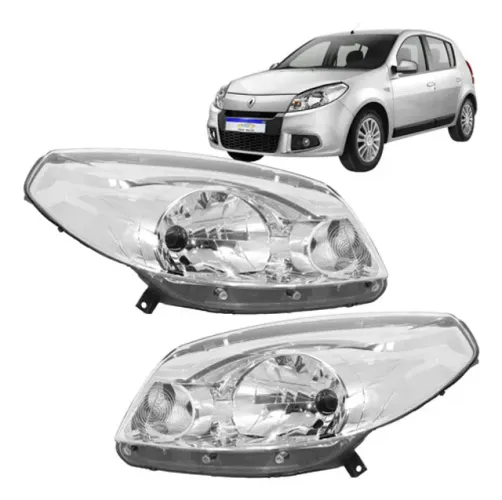 Farol Renault Sandero 2012 2013 2014 Novo