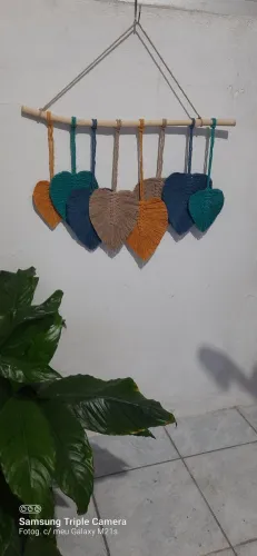 Black friday-Painel de penas em.macrame