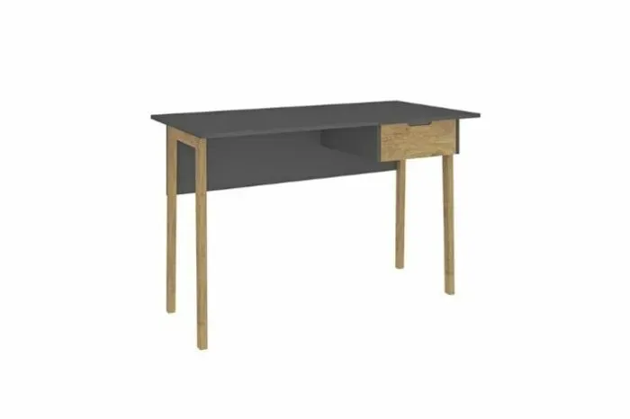Escrivaninha 120cm Grafit.Wood Frete Grátis - Até 12x S/ Juros