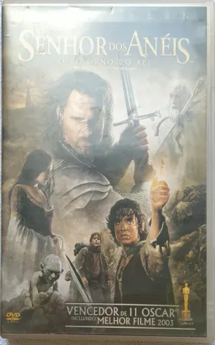 Dvd O Senhor dos Anéis . O retorno do Rei (duplo)