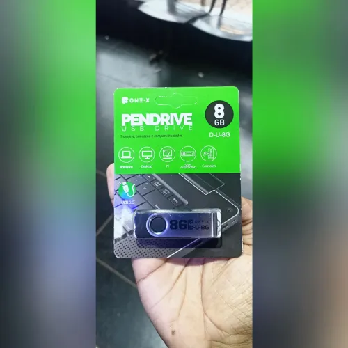 Pendrive 8GB onex (Honestidade e Qualidade Distribuidora JK Eletrônicos)