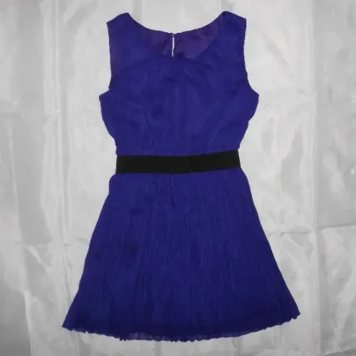Vestido Feminino Roxo plissado Forever 21 Tam. P - (liquidacao fim de ano novo natal promo