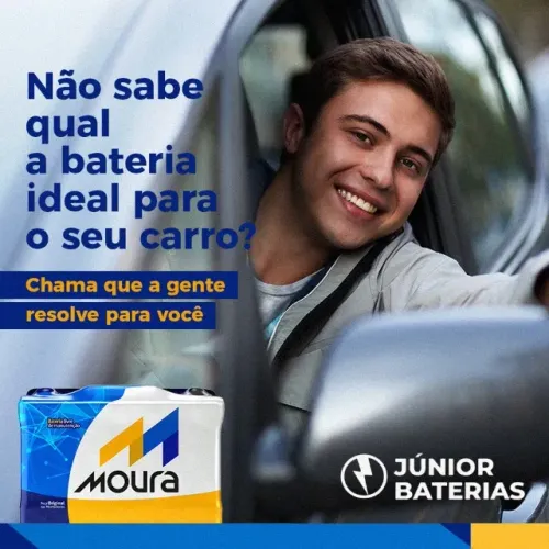 Bateria moura 60Ah saveiro mobi strada