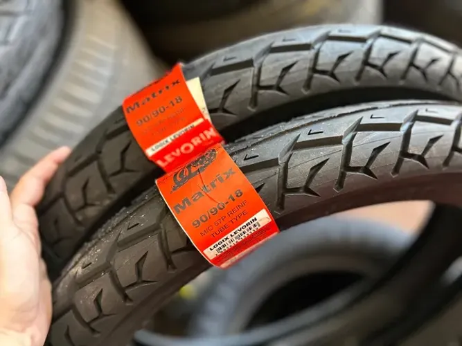 Pneu Levorin matrix 90/90r18 novo (montagem grátis)