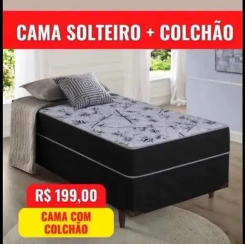 Cama box solteiro 199$