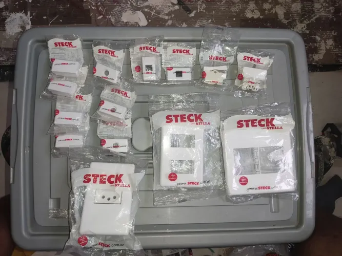 Tomadas e Interruptores Steck Stella - Novos!