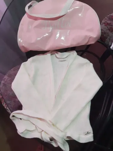 Blusa bolero feminina e bolsinha de ballet meimalha