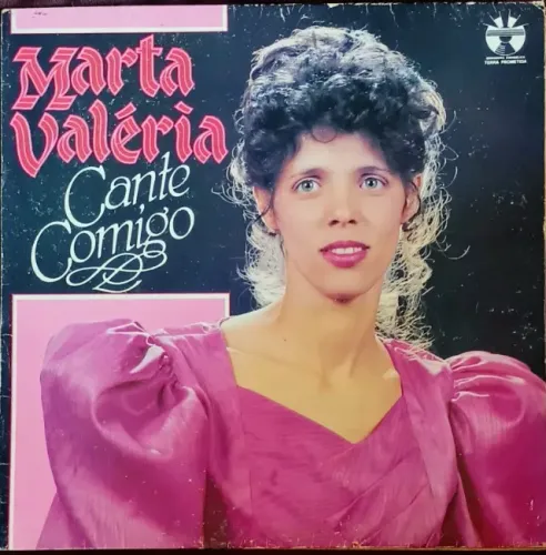 Lp Disco de Vinil Gospel Evangélico Marta Valéria Cante Comigo - Raro - com encarte