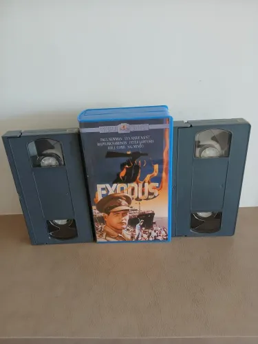 Fita Vhs Dupla Exodus - Paul Newman - Nova