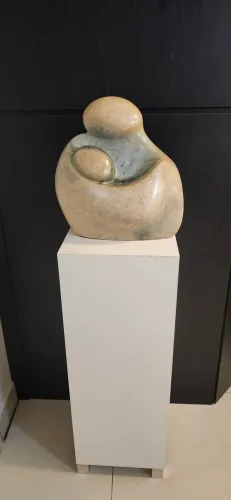 Escultura em pedra sabao