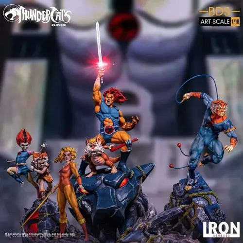 Estátua Iron Studios ThunderCats - Escala 1/10 set com 4 peças