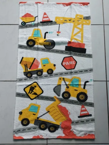 Toalha de Banho Infantil - Construção