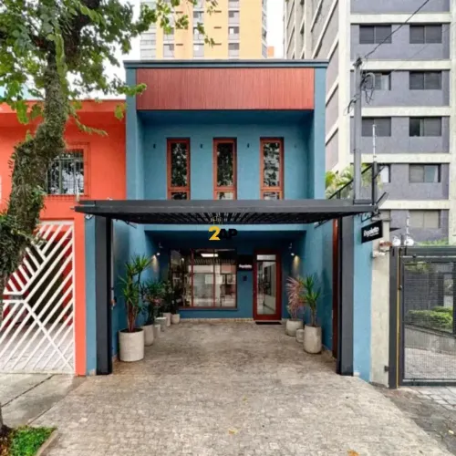 Casa comercial para locação em Moema - São Paulo-SP, 3 salas, 3 banheiros, 1 vaga, 280m².
