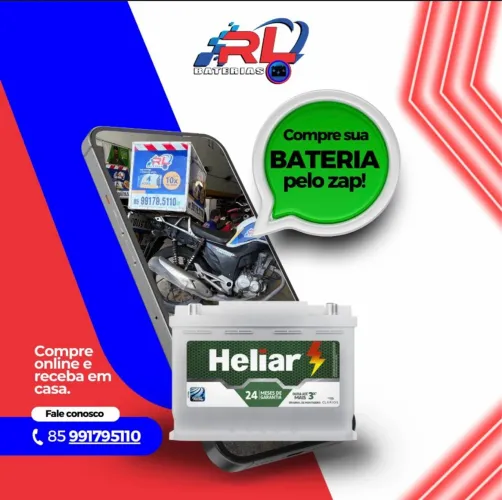 Bateria Heliar  - Compre online e receba em casa!