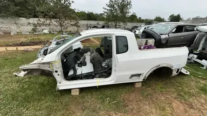 Retalho Caixa Ar Coluna Frontal Esq Saveiro 1.6 8v 2023 *85