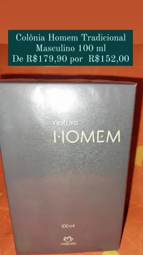 Colônia Natura Homem Tradicional