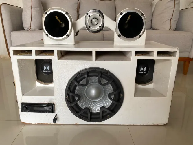 Som Automotivo Completo - Pioneer, Bravox, Snake, JBL, Soundigital + Fonte JFA e LEDs