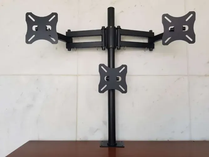Suporte para 3 monitores