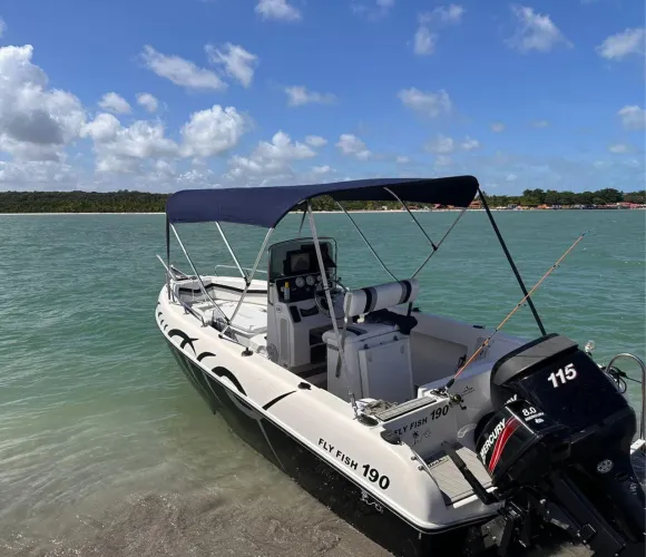 Barbada! Lancha Flyfish 190 Brasboats - Completa, Pronta para Navegar! LEIA O ANÚNCIO