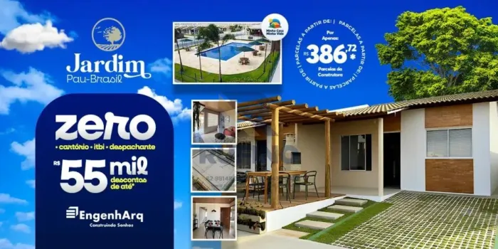 Sua Casa Nova em Condomínio Completo em Frente ao Novo Shopping Lugar Perfeito e Aconchega