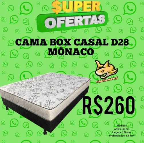 Cama Box Casal D28 (Pague na entrega)