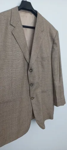 Blazer paletó lã e seda Via Veneto