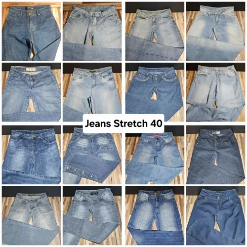 Jeans Stretch 40 Feminino Diversos Modelos