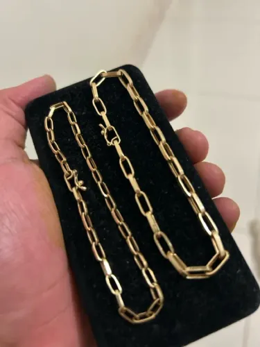 Pulseiras 15g tijolinho ouro 18k