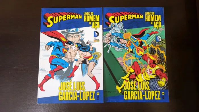 Superman 1 e 2 - José Luis García-López - Completo - Lendas do Homem de Aço - HQ Panini