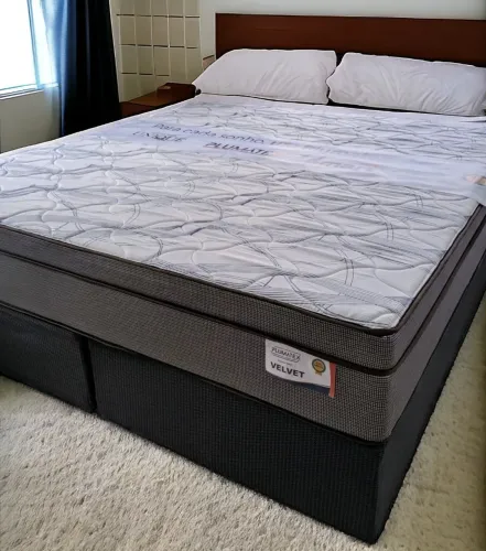 Cama Box Super King com Molas Ensacadas