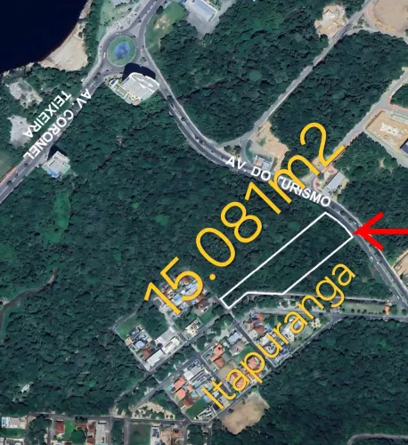 Terreno com 15.081m2 na Av do Turismo, Próximo a Bola da Ponta Negra, sentido Bairros