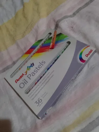Kit de Giz Pastel Oleoso 36 Cores